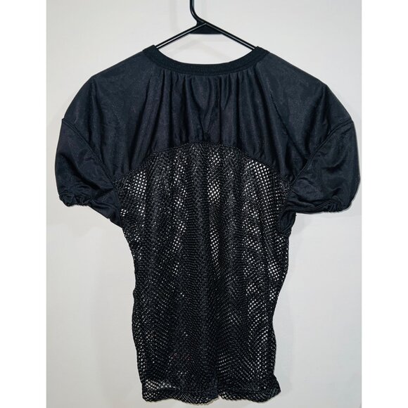 Youth XL Schutt Black Mesh Practice Football Jersey Polyester Athletic Wear - Picture 2 of 3